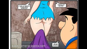 Video porno em desenho animado Os Flintistones - histórias em quadrinhos com personagens na putaria